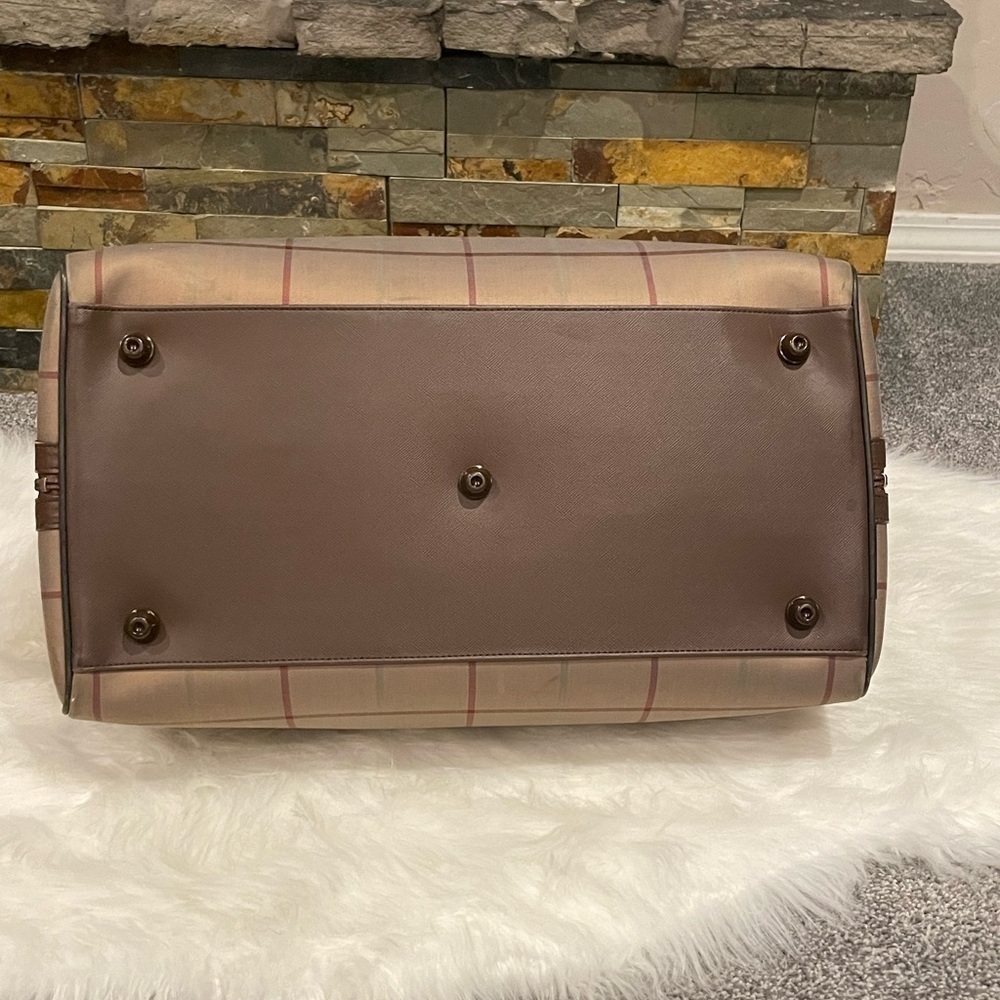 Vintage Burberrys Nova Check Travel Boston Bag - Picture 6 of 16